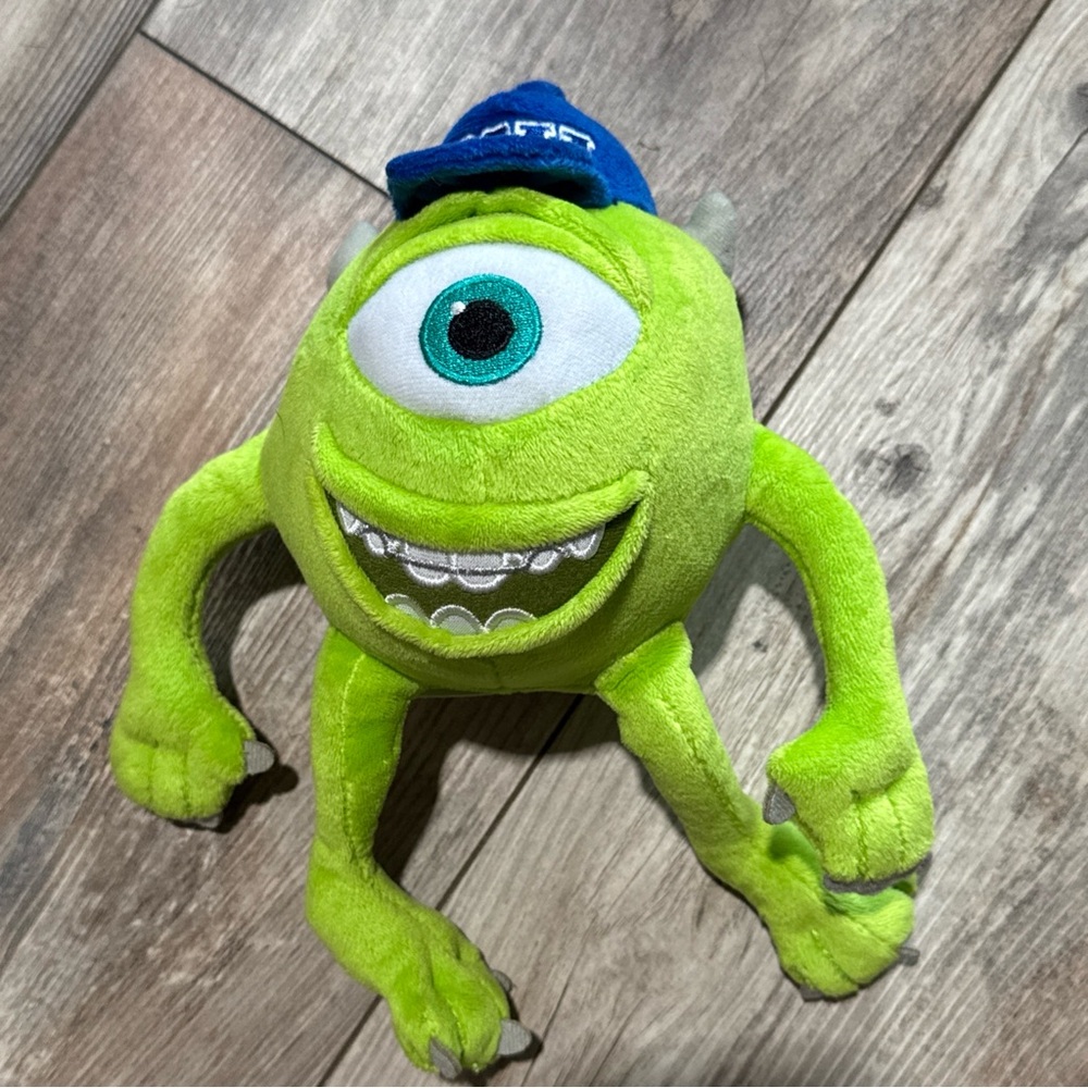 Disney Mike Wazowski Green and Blue Stuffed Animal